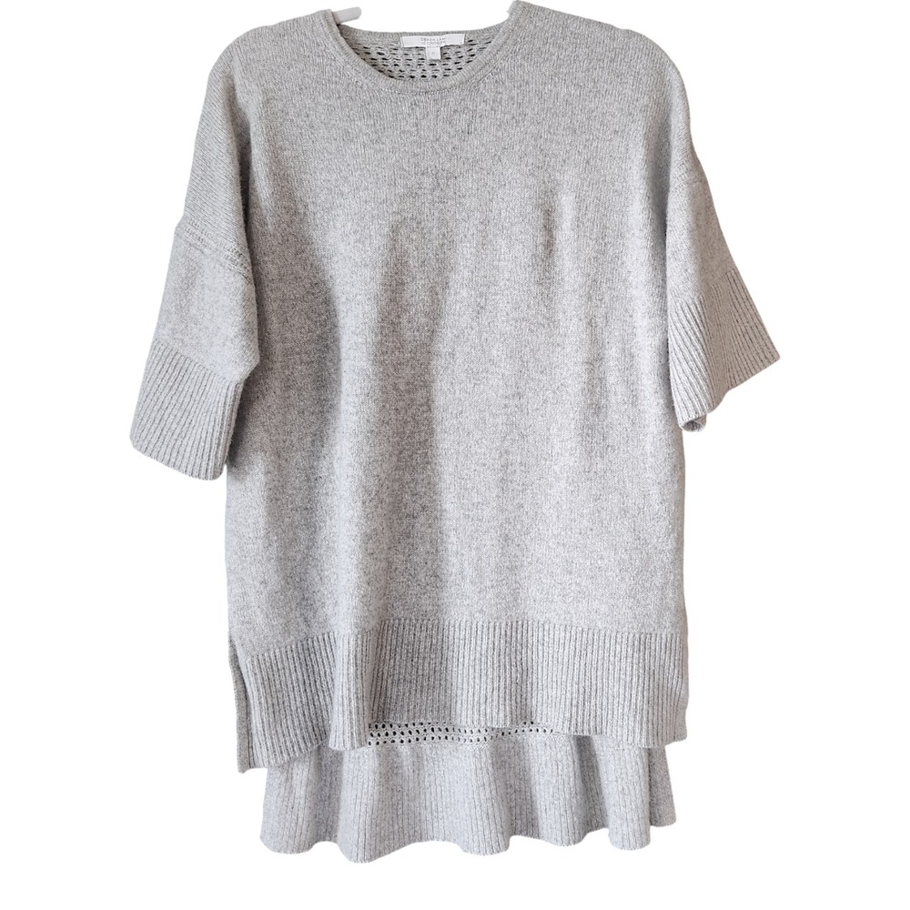 Derek Lam 10 Crosby Women's Small 100% Cashmere Sweater Top Tunic Gray Oversized